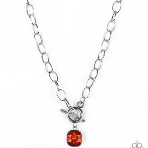 paparazzi Jewelry - Dynamite Dazzle - Orange Necklace Set paparazzi Jewelry - Dynamite Dazzle - Orange Necklace Set